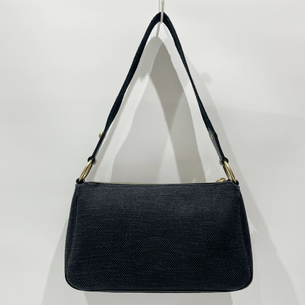 Prada Square Handbag Black Mini Logo